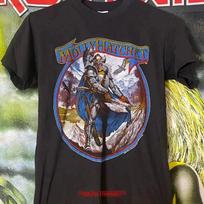 Molly Hatchet Rock Band Concert Short Sleeve Black Color Shirt Kv27285 Vintage Breathable Top For Everyday Wear Casual L gray