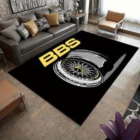 Racing Theme Carpet Mat Rug - Motorcycle & Sports Car Design Home Decoration for Game Room Living Room Rugs for Bedroom Carpet 30X50CM
