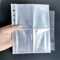 Universal A5 6-Hole Transparent Binder Album for Instax Mini Photo Cards white