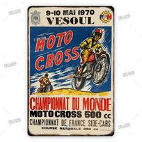 TT lenktynės 1953 m. Vintažinis metalinis plakatas Motociklas Retro skardinis ženklas Garažo sienos menas Dekoratyvinė lentelė Modernus namų dekoras Estetiškos dovanos 7.8X11.8inch blue