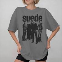 Unisex Women Suede rock band  Shirt Cotton New Arrival TShirt  Clothing Outfits 4XL black
