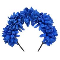 Eye Catching Hairband for Women Hairbands Flower Headbands Perfect for Parties mėlyna