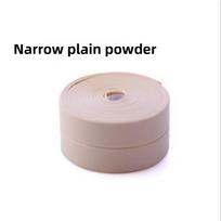 Kitchen Waterproof and Mildew-proof Tape, Sink Gap Sealing Strip, Bathroom Corner Toilet Waterproof Strip pink 3.2 * 2.2cm white