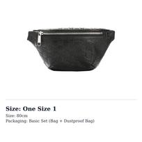GUCCI Calfskin Fanny Pack Men's Black 779896-DMTBN-1000 One Size 1