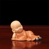 Buddha Car Decoration Resin Monk Ornament Small Monk Status Little Monk Figurine Buddha Monk Statue 05