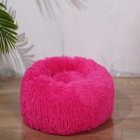 Prabangus pūkuotas itin didelis šunų lova Skalbiama apvali naminių gyvūnėlių sofa kačių lova Kilimėlis šunų pagalvė pagalvėlė augintinių lova 70CM