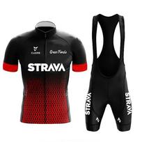 2026 Strava Dviračių Džersio Rinkinys Vyriškos Šortai su Petnešėlėmis Dviračio Trumpomis Rankovėmis Dviračių Drabužiai Dviračio Maillot Ciclismo Hombre Juodi Rinkiniai MTB L