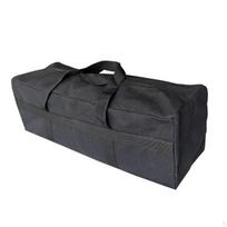 Rectangular Equipment Bag with Carry | Long Canvas Storage Zippered Top, HeavyDuty, for 60x20x20cm black