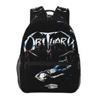 Morbid Angel Blessed Are The Sick 1991 Florida Death Metal Pupil Rucksack School Tote Everyday Backpack for Male Female Backpack Sling Bag One Size gray