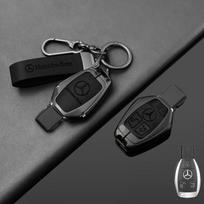 2/3 mygtuko automobilio nuotolinio valdymo pultelio dėklas Korpusas Mercedes Benz A B G R klasėms GLA CLA GLK GLC CLS W176 W204 W251 W463 W205 A200 A260 black