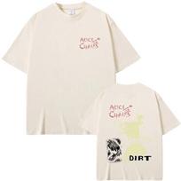 90s Rock Band Alice in Chains Dirt Graphic T-shirts Men Women Gothic Punk Oversize Streetwear Summer Male Fashion Vintage Tshirt 2XL beige