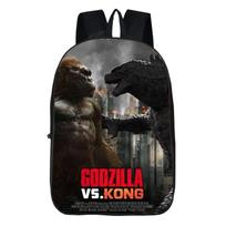 Unikali kuprinė vaikams „Godzilla prieš King Kongą“ su stilingais animacinių filmų raštais ir didelės talpos 2