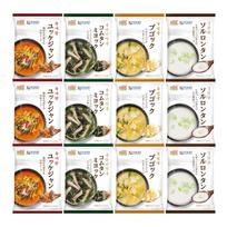 Korean freeze-dried soup 12 servings (Miyeok 3 + Yukgaejang Bugeoguk Seolleongtang servings)