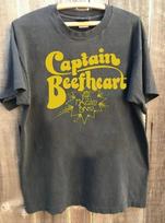 Vtg Captain Beefheart rock band music short sleeve charcoal shirt S-5XL L yellow