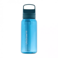 Gertuvė su filtru LifeStraw Go 2.0, 1 l, melsvai žalia