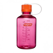 Gertuvė Nalgene Narrow Mouth, 500 ml, fuksijų spalvos ir oranžinė