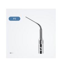 5 vnt. dantų ultragarsinio skalerio antgalis P1/P3/PD1/PD3 skalingas periodontologija endodontija odontologai daugiafunkcis endo perio skalingo antgalis P3 gray