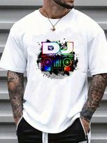 Dj Music Lover Music Player Sound Cool Funny Gift Unisex T-Shirt M black