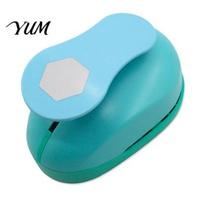Decorative Hexagon Punch Paper for Crafts, Professional Hole Puncher, Scrapbook Handheld Craft Shape Puncher DIY Arts Cardboard, Greeting Cards XXXL