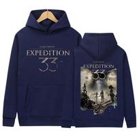 Claire Obscur Expedition 33 pattern printed men's hoodie a high-quality retro and fashionable long-sleeved hoodie from the 1990s M balta