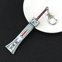 Žaidimas Final Fantasy 7 Cloud Buster kardas Raktų pakabukas Remake kardas Zack Fair Metalinis pakabukas Gerbėjai Cosplay Papuošalai Dovana gray