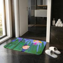 ANIME B-Ben Holly s Little Kingdom Floor Mat Absorbent Floor Mat Non-Slip Entrance Rug for Bathrooms Restrooms and Toilets 40cm x 60cm gray