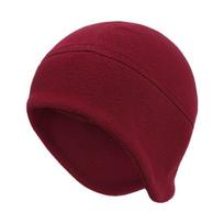 Unisex Skullies Beanie Caps Outdoor Fleece Hats Camping Hiking Caps Fishing Cycling Hunting Military Tactical Windproof Winter Warm Hat EMA vyno raudonos spalvos