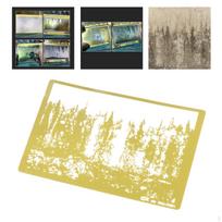 Airbrushing Template Set for DIY Model Painting and Hobby Crafting A beige