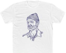 Steve Zissou T-Shirt - Bella/Canvas Jersey Cotton 3XL gray