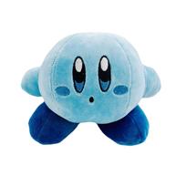 Mažas 15 cm 5 spalvų Kirby su geltona, mėlyna, žalia, rožine, pilka, Nintendo žaidimo pliušinis žaislas 15cm blue