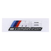 For BMW M 3D ABS Car Fender Trunk Logo M Emblem for BMW M1 M2 M3 M4 M5 M6 M7 M8 Competition Badge Chrome Black Accessories vby40 white