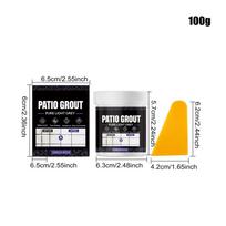 111g Professional Light Gray Tile Grout, Waterproof Long-Lasting Filler for Bathroom, Shower, Pool Bathtub, Crack Repair Sealant