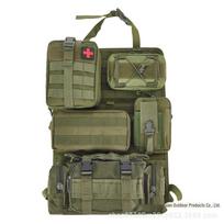 Tactical Seat Back Organizer with 5 Soft Pockets - Vehicle Storage Hanger Bag Under 20L