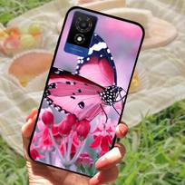 Skirta TCL 501 dėklas Dangtelis Skirta TCL501 Silikoninis Minkštas Marmuro Juodas Bamperis Funda Coque skirta TCL 501 T433D Visiškai Apsaugantis 2024 TCL 501