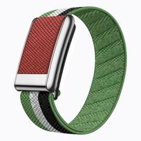New WHOOP 5.0 PEAK MG LIFE UAE Flag Pattern Elastic Sport Band Breathable Nylon Woven Replacement Strap WHOOP5.0  MG LIFE  brown