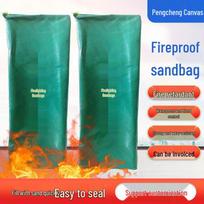 Flame Retardant Sandbags for Flood Control and Firefighting in Garages, Stairwells, and Hospitals Thick Fire Sandbag 30x70cm blue