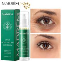 Golden Eye Serum Moisturizing Anti-Wrinkle Anti-Age Hyaluronic Acid Remover Dark Circles Against Puffiness and Bags 10ml beige
