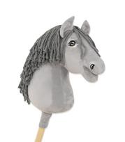 Hobby Horse Large Premium Stick Horse - Gray with Gray Mane A3