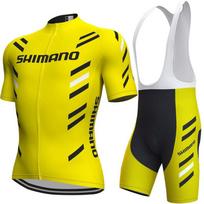Mens Cycling Jersey Bib Shorts Set Quick-Dry Breathable Bike Outfit Road Mountain Riding 5XL black