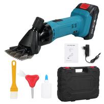 Elektrinės avių kirpimo mašinėlės 500W 2400 RPM Profesionali įkraunama kirpimo mašinėlė 21V su 6 greičiais kailio vilnos skutimui EU Plug & 1 Battery