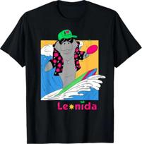 GTA Manatee Surfing Leonida I Love Vacation Jason Outfit T-Shirt L gray