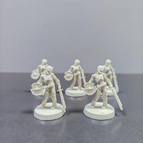 Rinkinys Herojai Orkai Priešai Baldai Miniatiūros Heroquest Veidrodžio Magas Stalo Žaidimo Modeliai Miniatiūros TRPG Žaislai