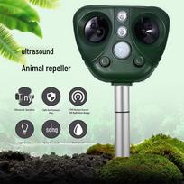Solar-Powered Ultrasonic Animal Repeller for Rats, Cats, Dogs, Birds, and Deer Multifunctional Repeller