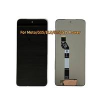 LCD Screen and Digitizer Full Assembly For Moto G15 gray