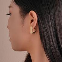 Long Square Ear Cuff Earrings for Women - Fashion Clip Ear Cuffs, Trendy Jewelry Accessory One Size