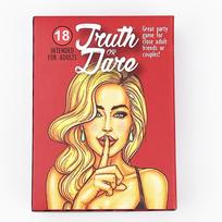 Truth or Dare Game Cards - Couples Bedroom Party Game Adult Interactive Card Deck for Date Night