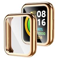 Silikoninis laikrodžio dirželis skirtas Xiaomi Mi Watch Lite 2 dirželio pakeitimas Laikrodžio apyrankių dirželis skirtas Redmi Watch 2 Lite Correa dirželis su dėklu Mi Watch Lite 2 black