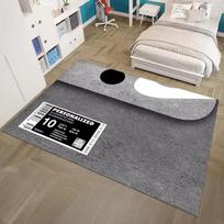 Kedų Dėžės Kilimas Kilimėlis Neslystantis Namų Dekoras Grindų Kilimėlis Kilimai Svetainei Miegamojo Dekoras Kilimai Miegamajam 40x60cm gray
