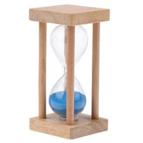 5 minutes wooden frame sandglass toothbrush timer hourglass tea timer decoration mėlyna