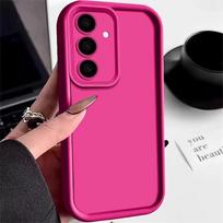 Saldi spalva telefono dėklas Samsung S25 S24 S23 S22 Ultra Plus S21 S24 FE A55 A34 A15 A35 A52 A53 A54 A16 5G minkšto silikono dangtelis For Galaxy S22